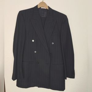 Oscar de la Renta Pinstripe Suit